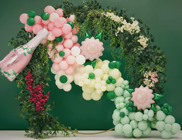 XXL Folienballon - Flasche: Bride to be - 36cm x 98 cm